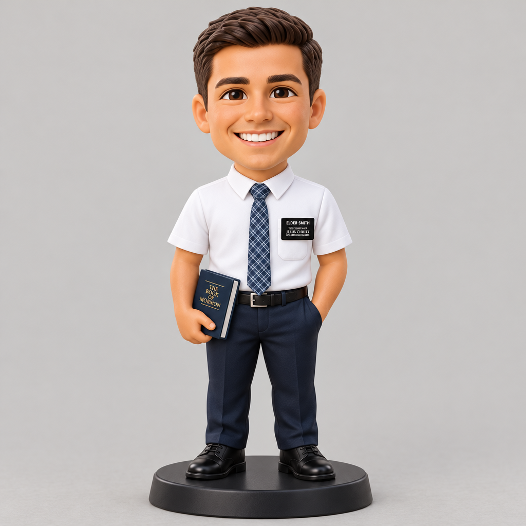 Elder missionary 3D miniature